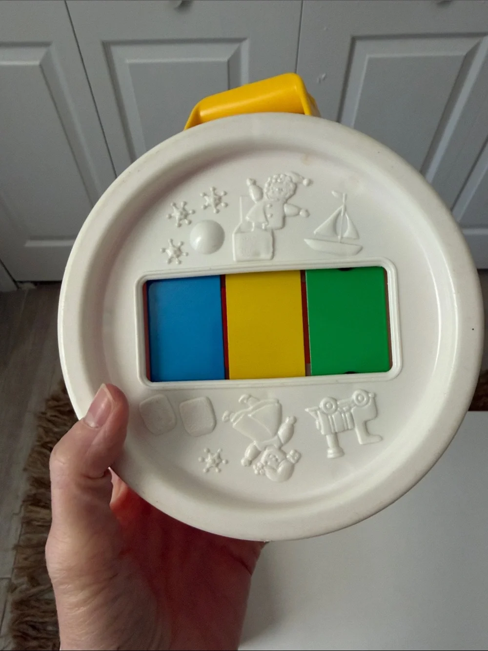 🧸 Vintage Fisher‑Price Pocket Camera & Musical Drum Set (1974)